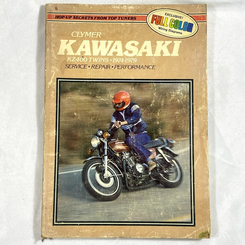 Clymer Kawasaki KZ400 Twins Service Repair Manual 1974 1979 Book M355